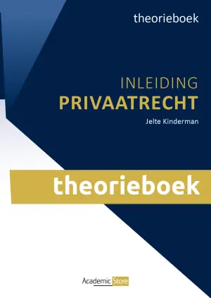Inleiding Privaatrecht Theorieboek (editie 2025-2026) Tijdelijk Beschikbaar