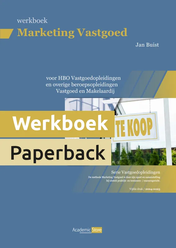 Gecertificeerd Marketing Vastgoed-Werkboek (editie 2024/2025)