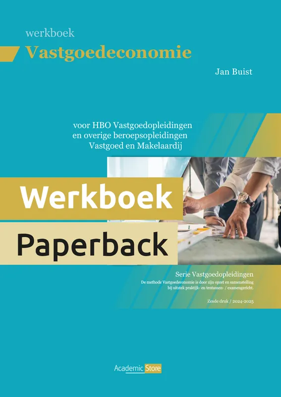 Vastgoedeconomie - Werkboek (editie 2024/2025) Beperkte Voorraad