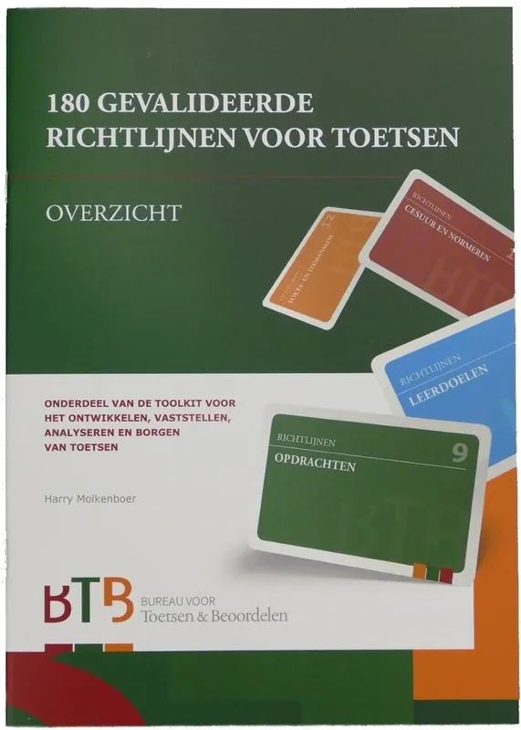180 gevalideerde richtlijnen voor toetsen - Overzicht Voordeelprijs