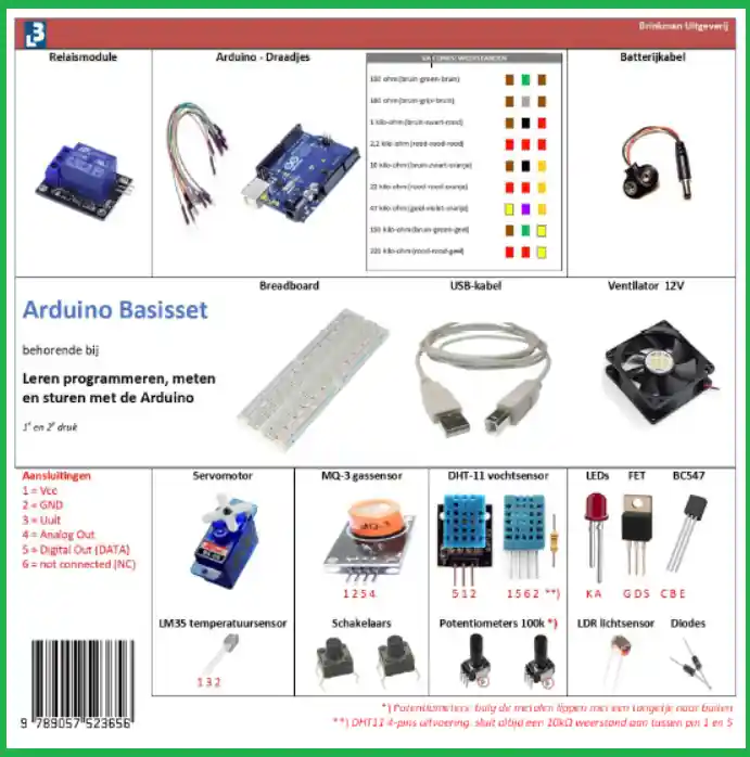 Favoriet Arduino kit, Basisset