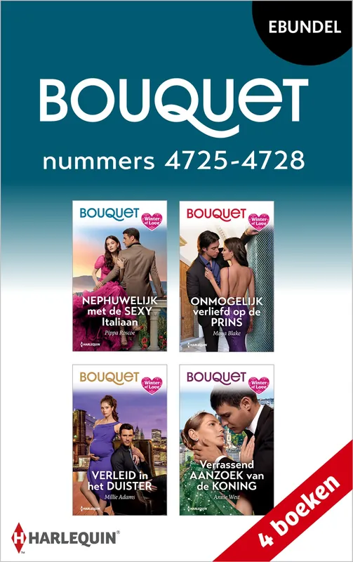 Gereduceerde Prijs Bouquet e-bundel nummers 4725 - 4728 (4-in-1)