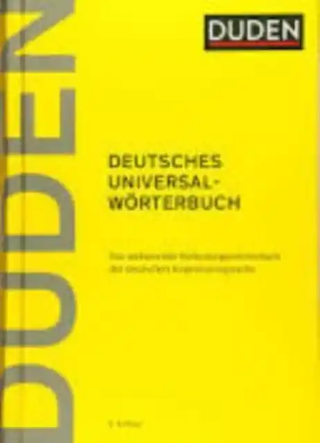 Lage Prijs Duden deutsches Universalworterbuch / 9te Auflage