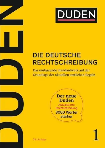 Hoge Kwaliteit Duden - Die deutsche Rechtschreibung 1 / 29. Auflage