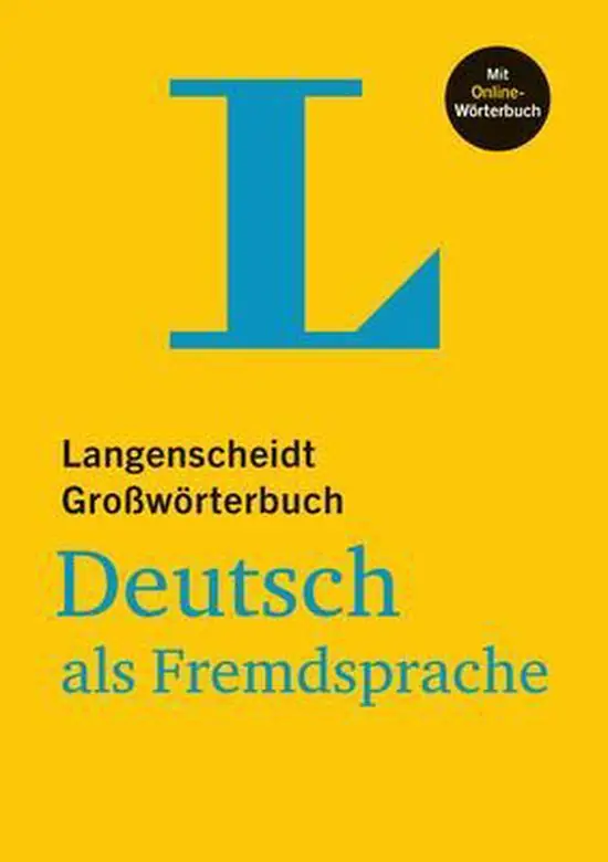Gratis Verzending Langenscheidt Großwörterbuch Deutsch als Fremdsprache