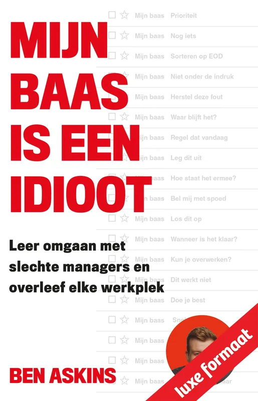Goedkoop Mijn baas is een idioot