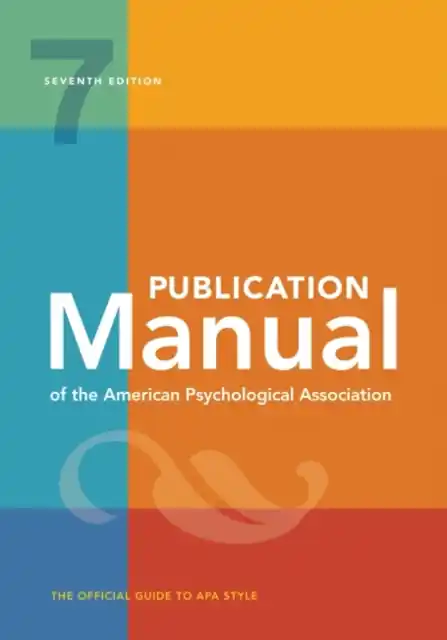 Speciale Aanbieding Publication Manual of the American Psychological Association / 7th edition