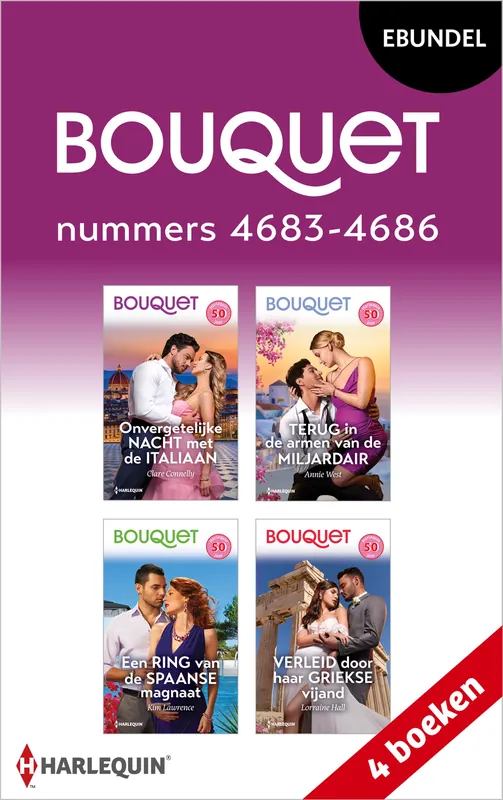 Bouquet e-bundel nummers 4683 - 4686 (4-in-1) Gratis Retour