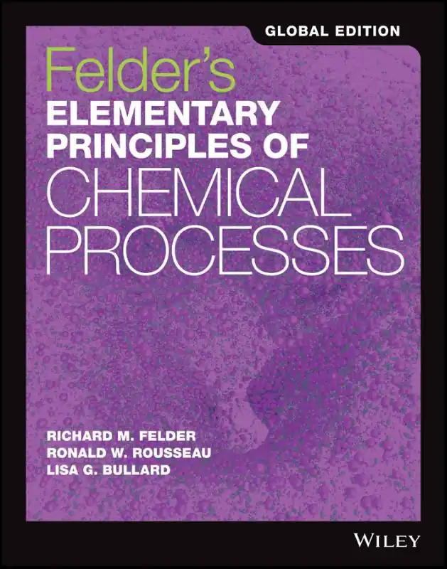 Voordeelprijs Felder's Elementary Principles of Chemical Processes / 4th edition