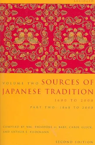 Sources of Japanese Tradition Fabrieksprijs