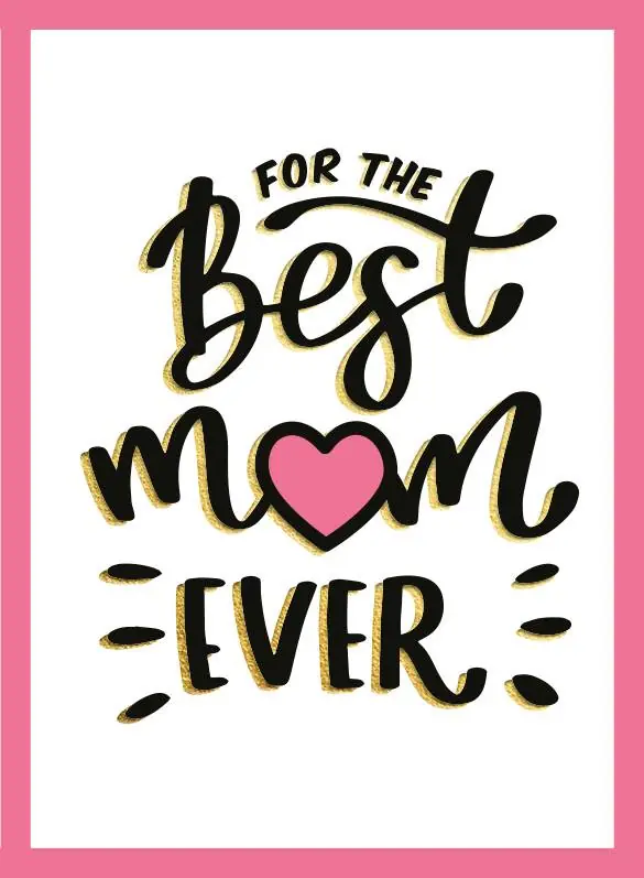 For the best mum ever - Cadeauboeken / Druk 1 Direct Beschikbaar