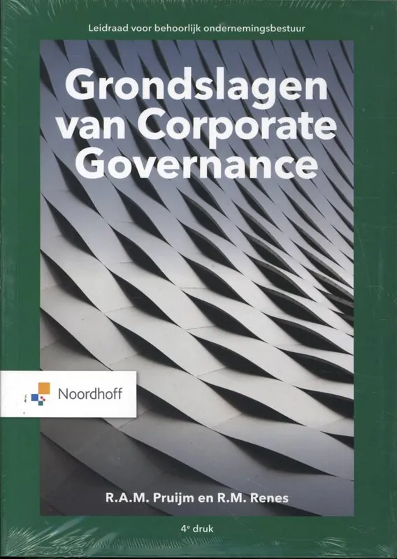 Grondslagen van corporate governance / Druk 4 Express Levering