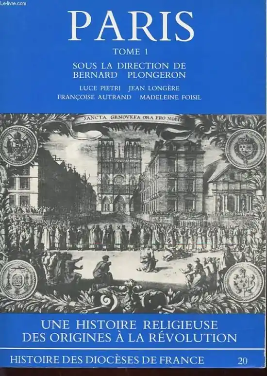 Koop Vandaag LE DIOCESE DE PARIS - TOME 1 - DES ORIGINES A LA REVOLUTION
