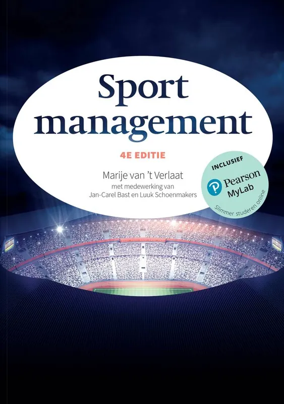 Seizoensaanbieding Sportmanagement met MyLab / Druk 4