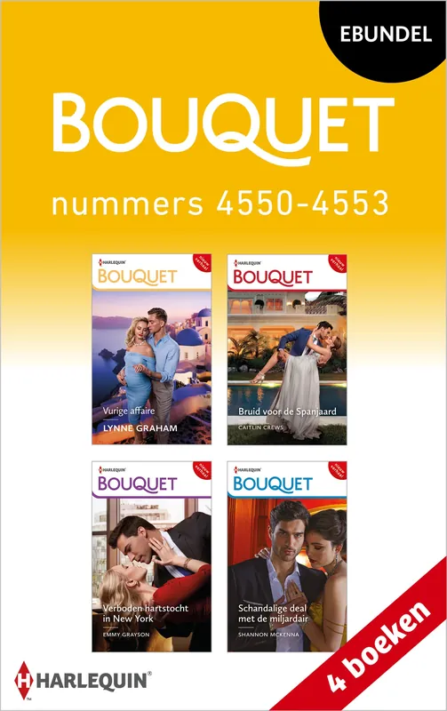 Bouquet e-bundel nummers 4550 - 4553 (4-in-1) Dagaanbieding