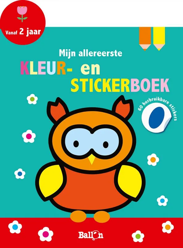 Mijn allereerste kleur- en stickerboek 2+ / Druk 1 Weekendaanbieding