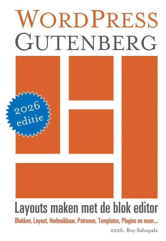 Goedkoop WordPress Gutenberg / Druk 1