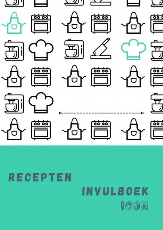 Recepten invulboek Icon / Druk 1 Rechtstreeks Van De Fabrikant