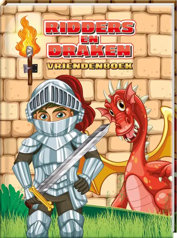 Vriendenboek - Ridders en Draken / Druk 1 Gereduceerde Prijs