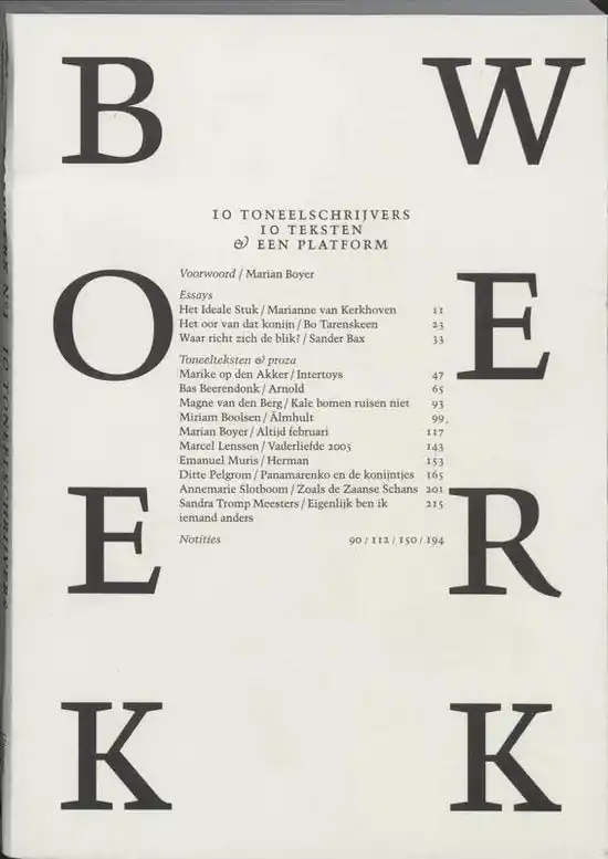 Boekwerk / 1 Superprijs