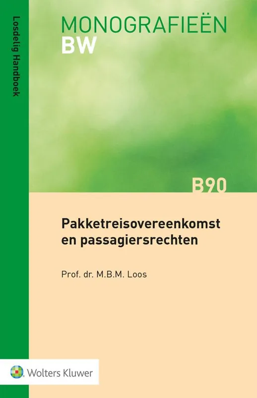 Pakketreisovereenkomst en passagiersrechten / Druk 1 Betaalbaar