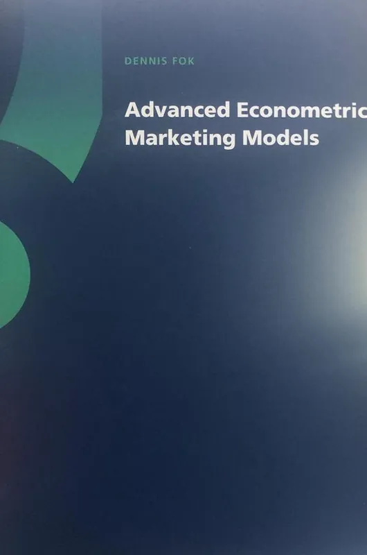 Flitsaanbieding Advanced Econometric Marketing Models