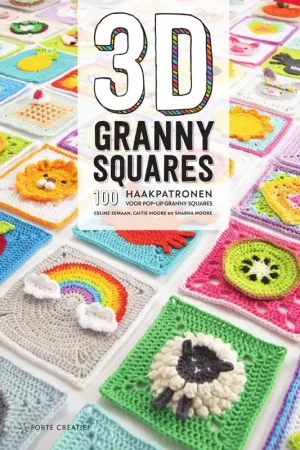 3D Granny Squares / Druk 2 Gereduceerde Prijs