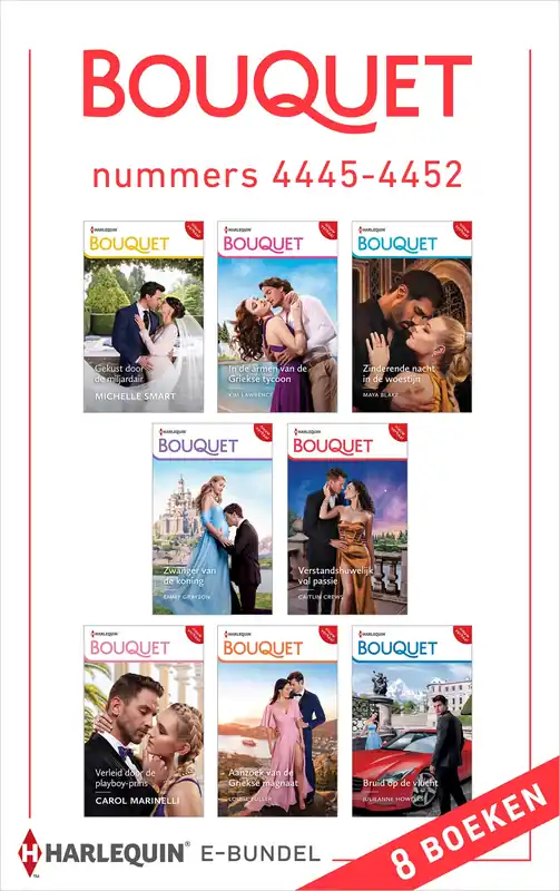 Bouquet e-bundel nummers 4445 - 4452 (8-in-1) Koop Online