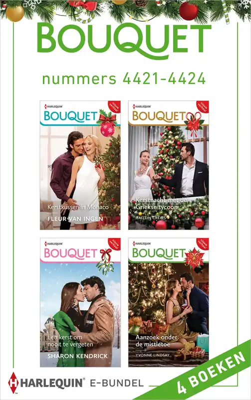 Bouquet e-bundel nummers 4421 - 4424 (4-in-1) Gratis Retour