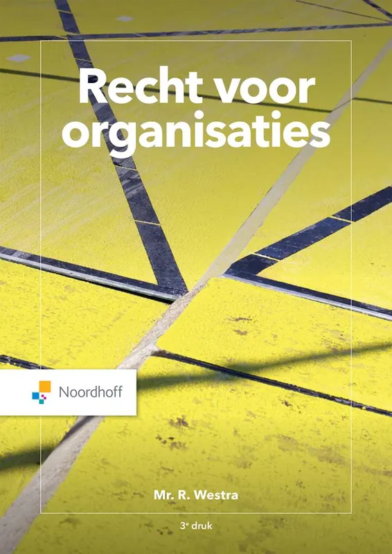 Uitverkoop Recht voor organisaties / Druk 3