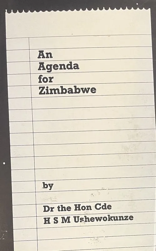 An Agenda for Zimbabwe Direct Verzonden