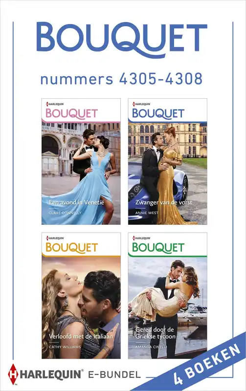 Bouquet e-bundel nummers 4305 - 4308 (4-in-1) Laatste Kans