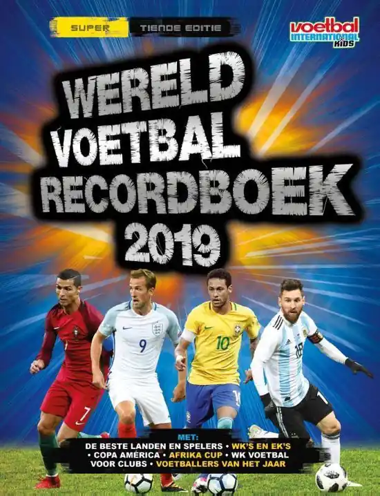 Aanbieding Wereld voetbal recordboek 2019
