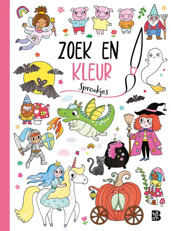 Zoek en kleur Sprookjes / Druk 1 Laatste Versie