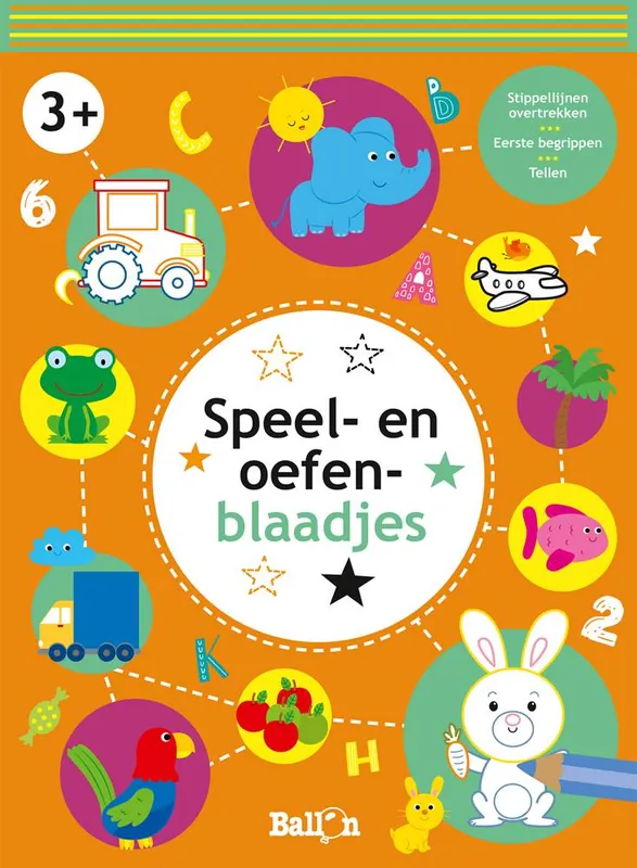 Hete Deal Speel- en oefenblaadjes 3+ (oranje) / Druk 1
