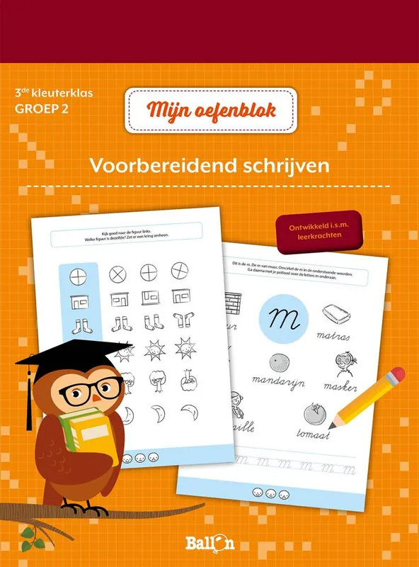 Bestel Nu Voorbereidend schrijven 3de kleuterklas-groep 2 / Druk 1