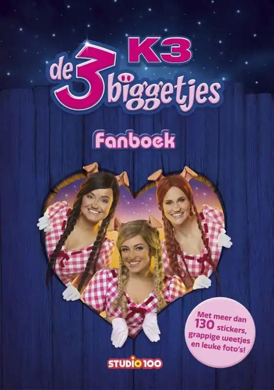 K3: Fanboek met stickers - 3 Biggetjes / Druk 1 Koopje