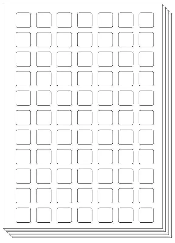 Nu Kopen Pictogenda blanco stickervellen (25 stuks) / Druk 1