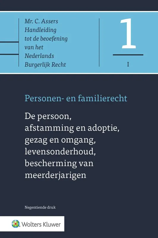 De persoon, afstamming en adoptie, gezag en omgang, levensonderhoud / Druk 19 Express Levering
