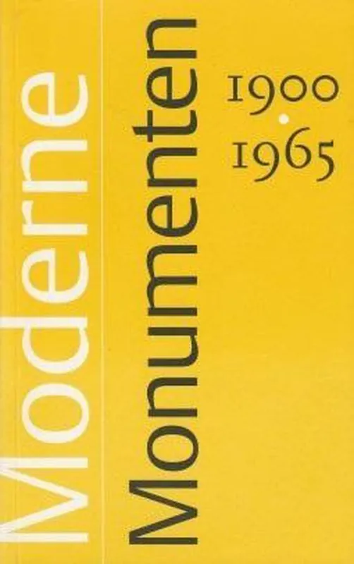 Moderne Monumenten 1900-1965 Dagaanbieding