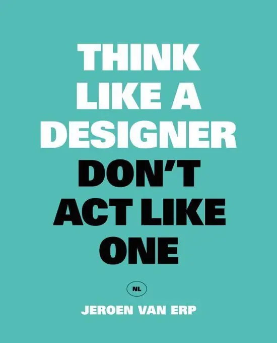 Lage Prijs Think like a designer, don't act like one