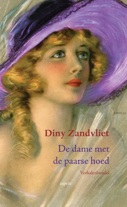 De dame met de paarse hoed Gratis Verzending