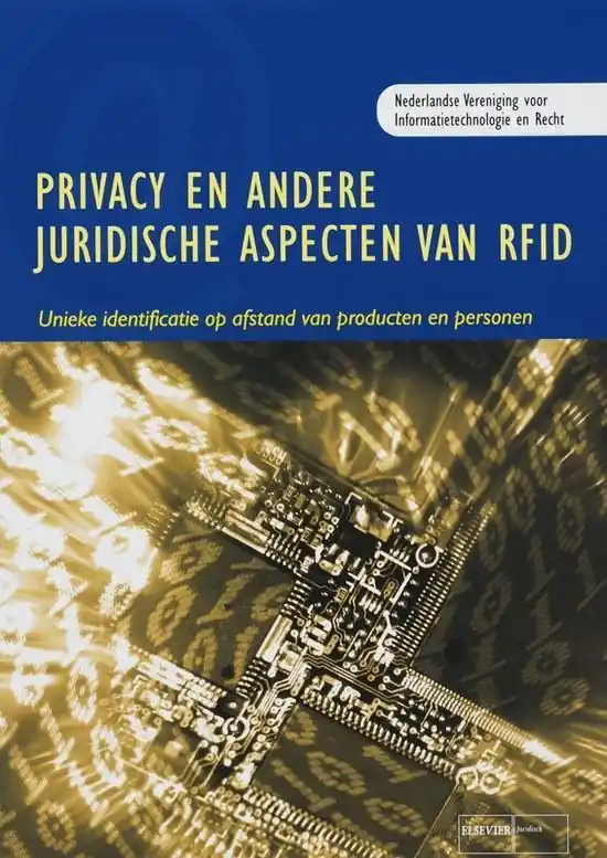 Privacy en andere juridische aspecten van RFID Speciale Aanbieding