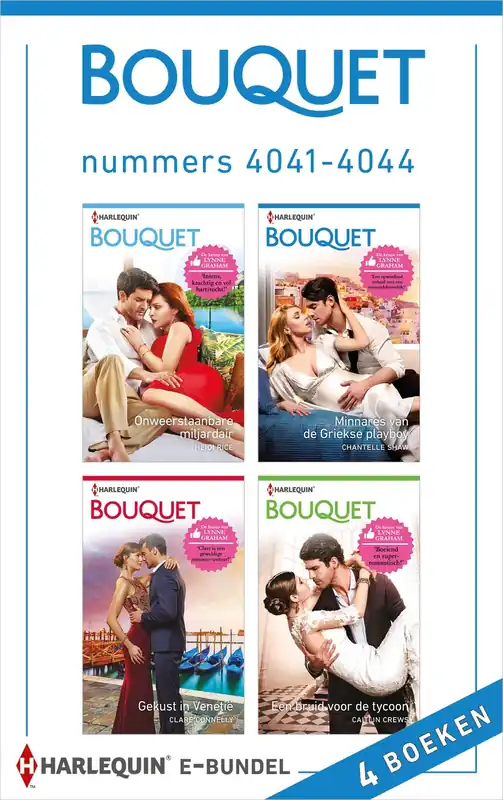 Bouquet e-bundel nummers 4041 - 4044 (4-in-1) Voordeelprijs