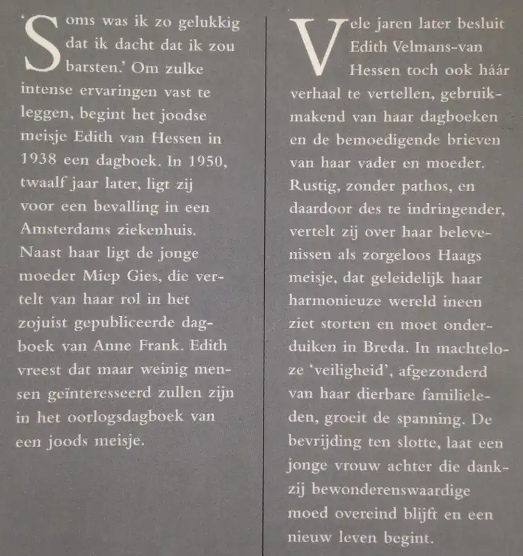 Het verhaal van Edith Hoge Kwaliteit