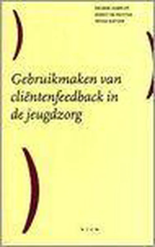 Flitsaanbieding GEBRUIK MAKEN VAN CLIENTENFEEDBACK IN DE JEUGDZORG.