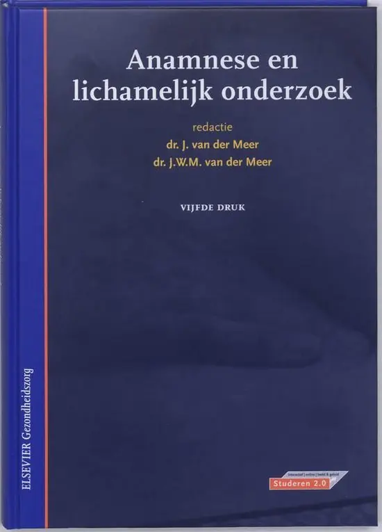 Anamnese En Lichamelijk Onderzoek Rechtstreeks Van De Fabrikant