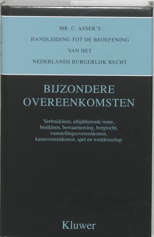 Speciale Aanbieding Mr. C. Asser's handleiding tot de beoefening van het Nederlands burgerlijk recht