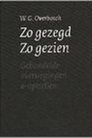 Actieprijs Zo gezegd ; Zo gezien