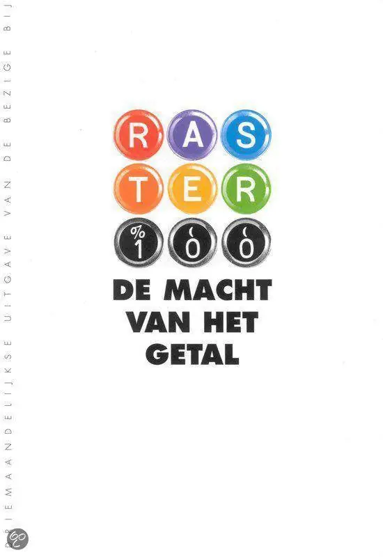 Raster 100 de macht van het getal Op = Op